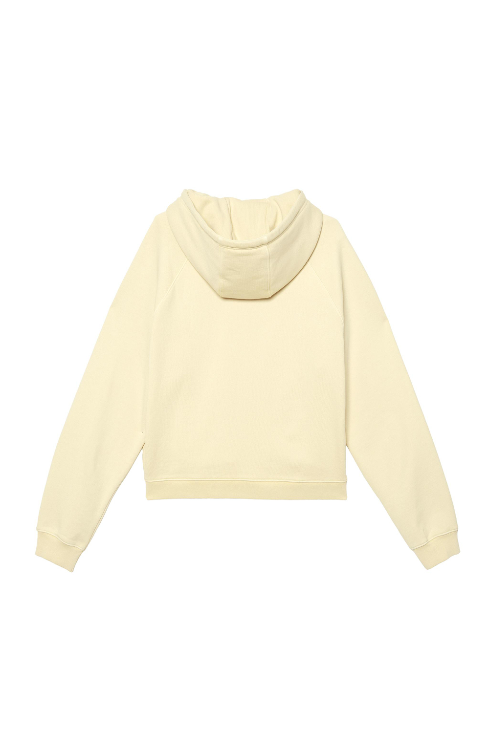 ZARA X BENITO ANTONIO ТОЛСТОВКА С КАПЮШОНОМ И НАШИВКОЙ, ВАНИЛЬНЫЙ