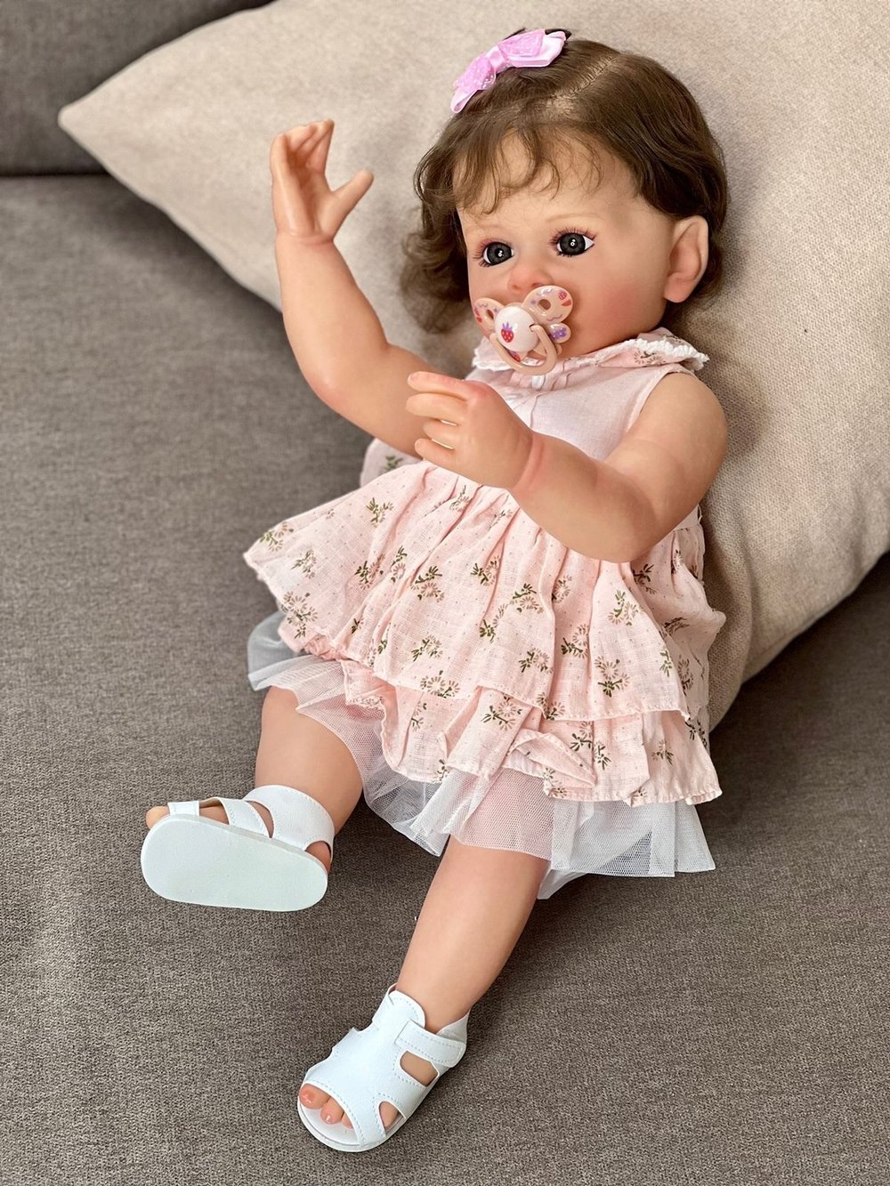 Кукла Реборн виниловая 55см в пакете (FA-280)