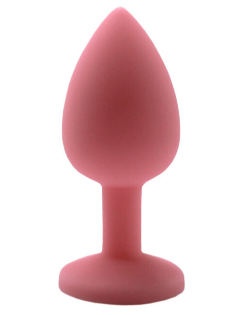 Маленькая нежно-розовая пробка с фиолетовым кристаллом (Цвет: розовый с фиолетовым)