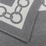 Плед Frette Chains Grey/Milk (130 x 200 см)