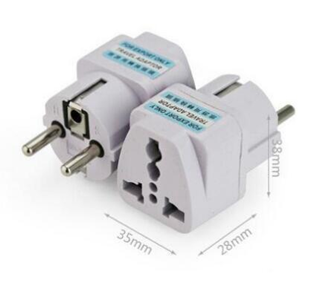 Переходник Сетевой универсальный UK/US на евро Universal