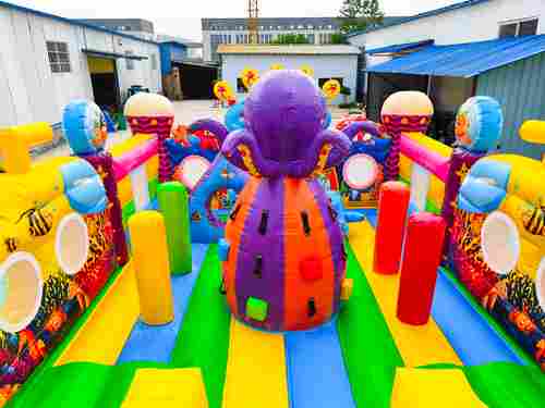 Коммерческий надувной батут «В гостях у моря 4», 10*5*5 м