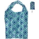 Сумка - шоппер с карабином «ИДЕЯДОМА», принт ромбы, 60*38см/нагрузка до 10кг (инд. пакет истикер)