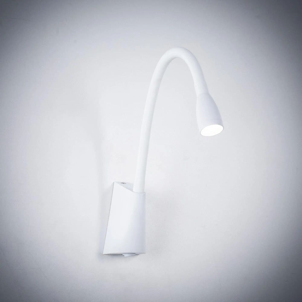 Citilux Декарт CL704340 LED Бра гибкое с выключателем Белое