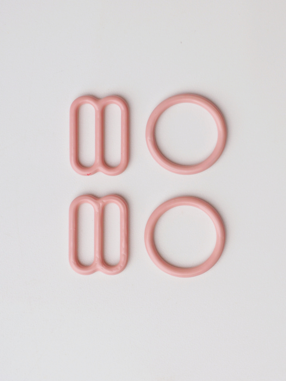 Кольцо, регулятор для бюстгальтера коралловый миндаль 1 см