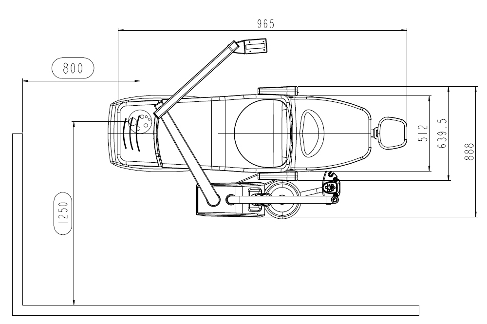 Стоматологическая установка KLT 6220 S6 Lower (с нижней подачей)