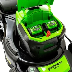 Аккумуляторная газонокосилка Greenworks GD40LM46SPK5 (1 x 5 Ач, Быстрое ЗУ) 2506807U5F
