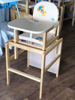 Стульчик для кормления Матрешка (Беж-Латте)