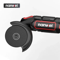 12В Угловая шлифовальная машина NANWEI Мини диаметр диска 76мм резка и шлифовка металла 12000-19500 об/мин
