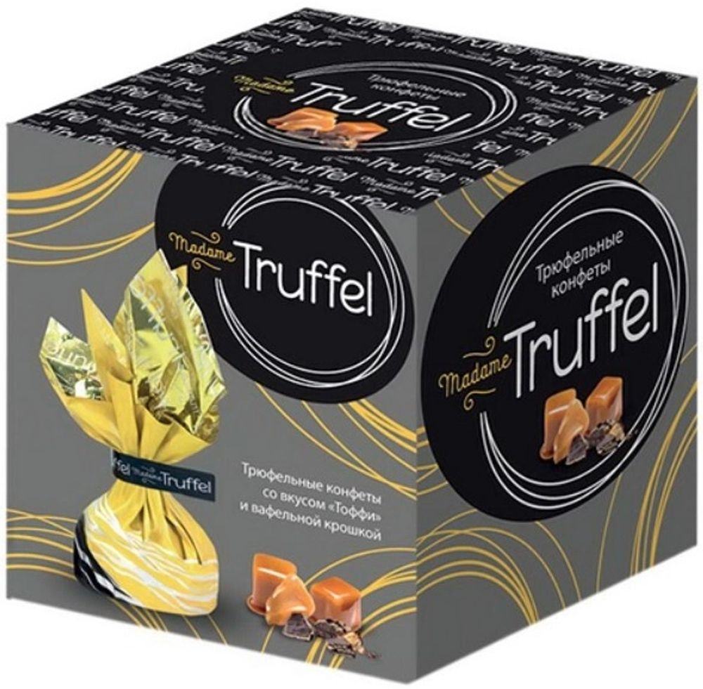 Шоколад Мадам Трюфель Конфеты Тоффи с Вафельной Крошкой / Madame Truffel Toffee and Waffle Crumb 110г