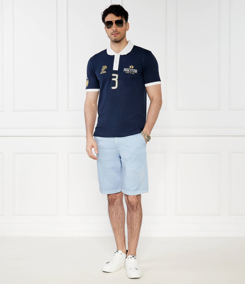 Поло La Martina - темно-синий(YMP305 PK001)