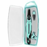 Готовальня BRAUBERG ULTRA, 4 предмета: циркуль 135 мм, запасной грифель, насадка, мятный цвет, 210824