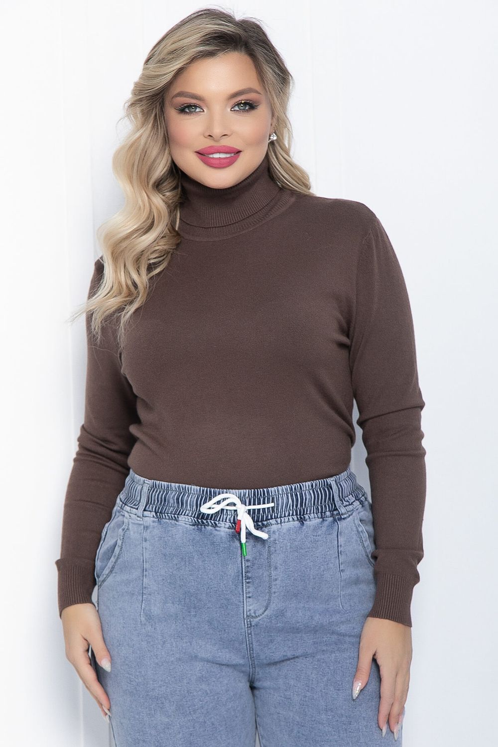 Водолазка Зимняя история (шоколад) Б14535-20М LT Collection