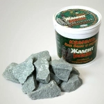 Камень для бани Жадеит колотый средний 20 кг