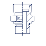 Штуцер FA DL10 UNF 1/2" (корпус)