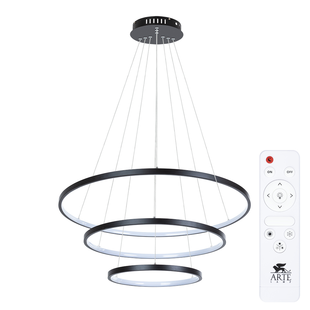 Люстра Arte Lamp Frodo A2197SP-3BK