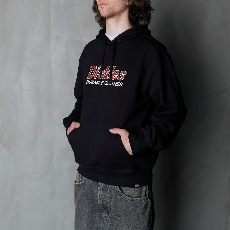Толстовка мужская Dickies Williston Hoodie артикул:DK0A87NOBLK1 - купить в магазине Дайс