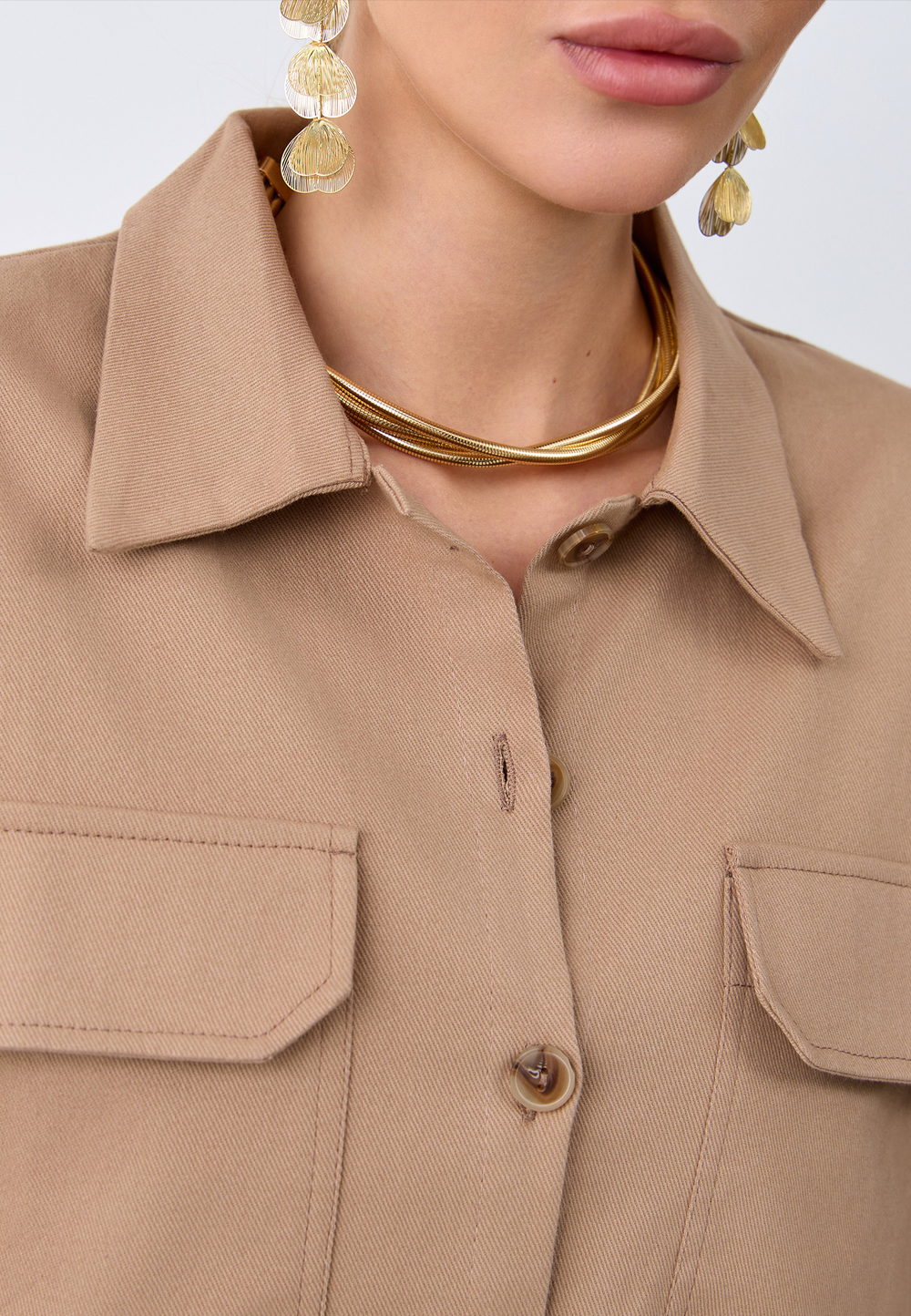 Рубашка джинсовая