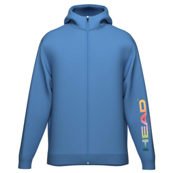 Мужская теннисная кофта Head Rally Hoodie Full Zip - blue