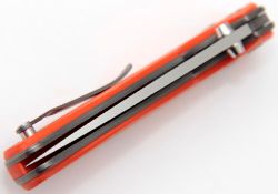 Нож Широгоров Табарган 100NS S90V G10 3D оранжфотография - 7