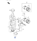 Вкладыш коренной (голубой) Suzuki 7610-99JL0-00012340-85FB3-0D0