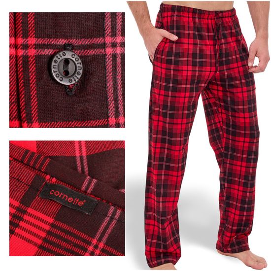 Брюки домашние мужские в клетку Cornette  691/54