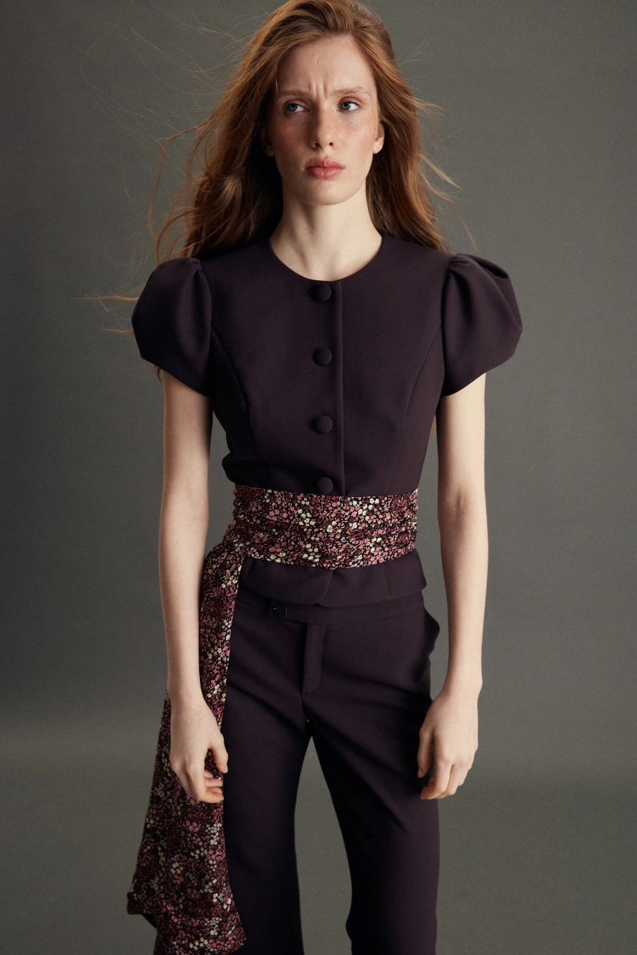 Брюки-сигаретки "Amélie" слива