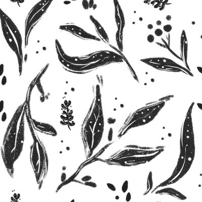 Черно-белая листва