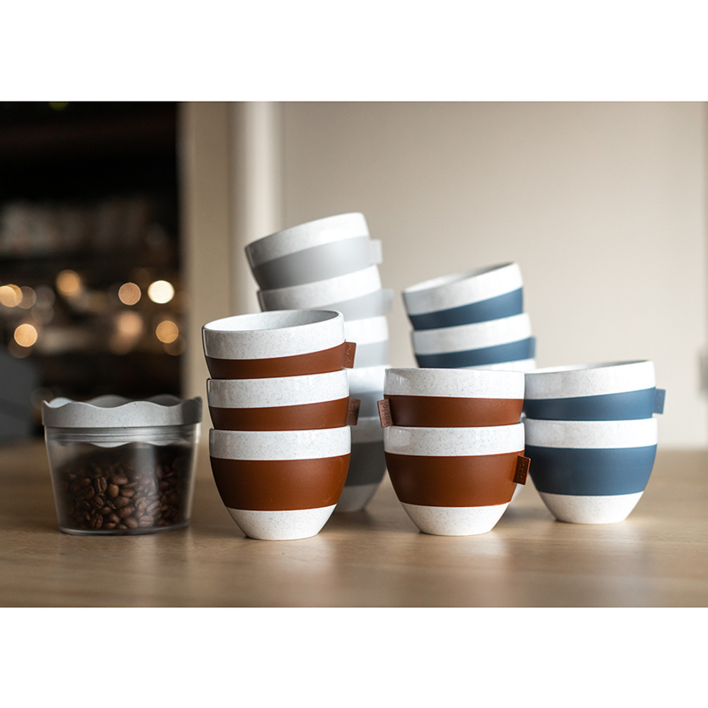 Чашка с термоэффектом aroma, organic, 270 мл,серая