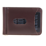 Зажим для денег коричневый GALIB M130-П2B-Brown