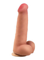 LOVETOY Neoskin 21,3 см – реалистичный фаллоимитатор на присоске с мошонкой, телесный, 21,3 см