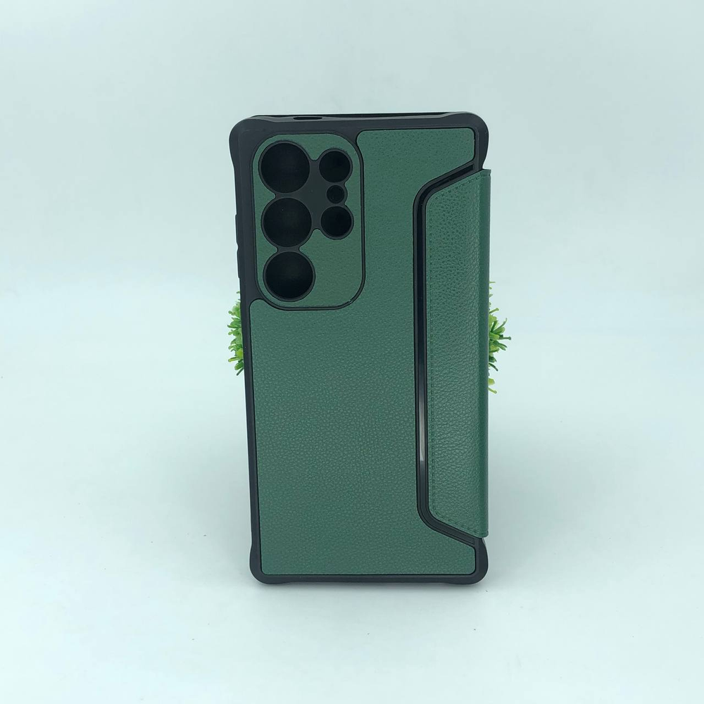 Книжка NEW на силиконовой основе Samsung S24 Ultra