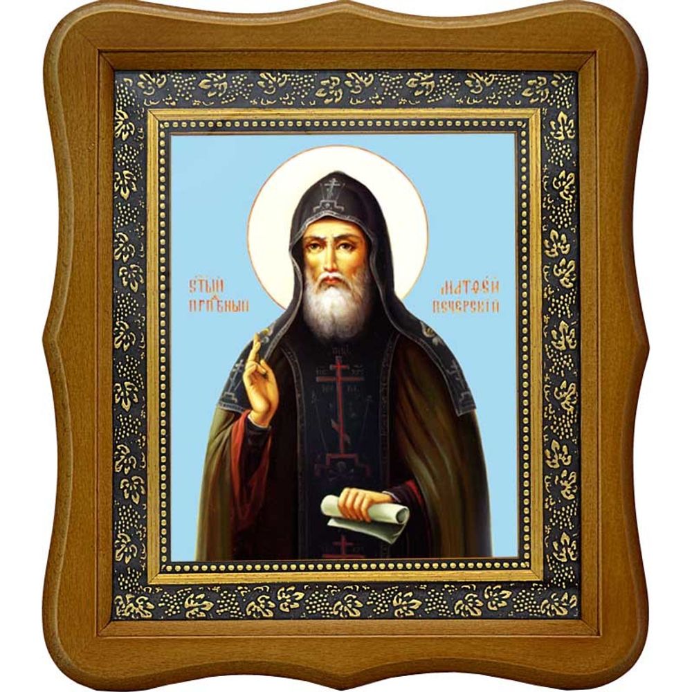 Православные иконы Аккаунт 111664 Открыть товар на сайте поиск...  1  Елена  Помощь  Матфей Печерский Прозорливый Преподобный. Икона на холсте.