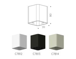 Ambrella Корпус светильника накладной для насадок 70*70mm DIY Spot C7813