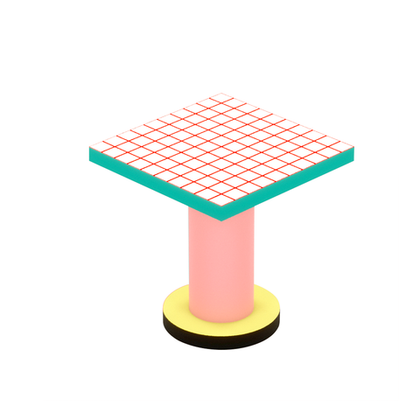 Стол Superlounge Table Red Grid 16529