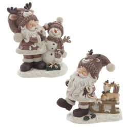 GAEM Фигурка декоративная "Дед Мороз", L11,5 W7 H12 см, 2в.