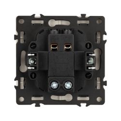 Механизм выключателя одноклавишный перекрёстный SWT-NOBE-MKX1-SFPL-IS (230V, 10A) (Arlight, Никель) 059429