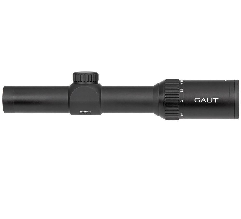 Оптический прицел Gaut Quartz 1-4x24, сетка 65, SFP, без подсветки, D-30мм