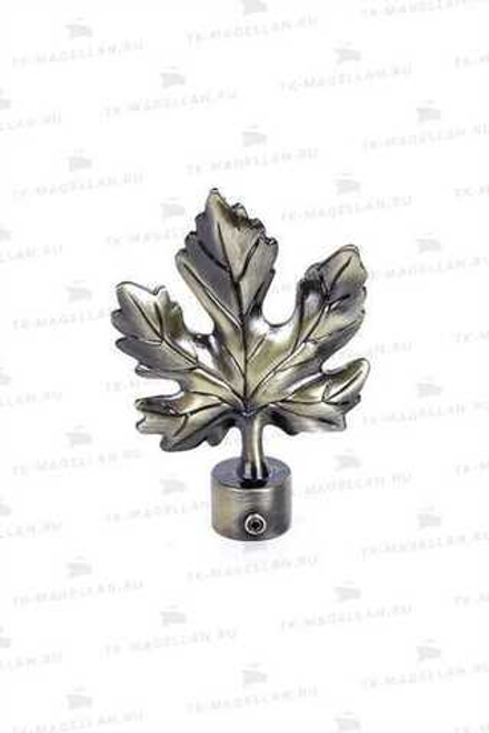 Наконечник АМ Виноградный лист 16мм, ст.золото