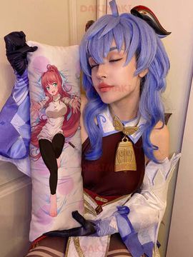 Мини дакимакура Моника из Доки Доки арт. M0160, 60х20 см