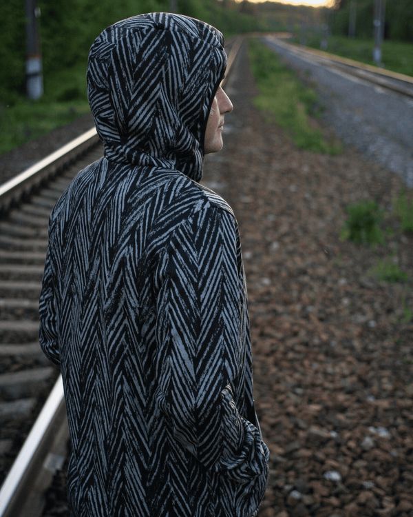 Худи Елочки черный - фото 6