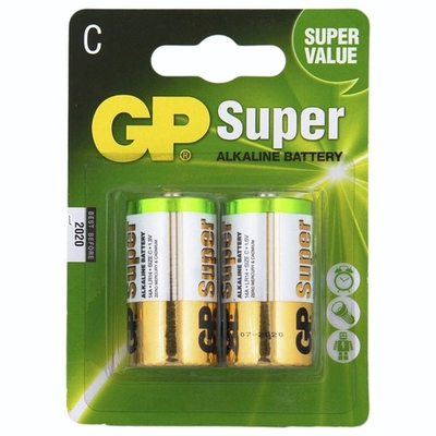 Элемент питания GP LR14 SUPER BL/2 (комплект 2 шт)