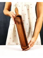 Деревянная менажница для нарезки, подачи из кедра