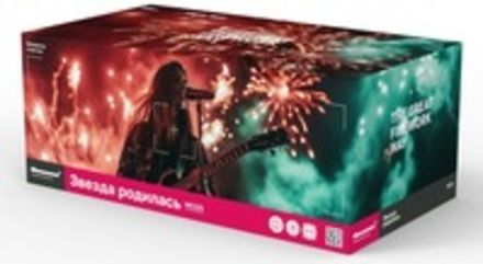 Батарея салютов "Звезда родилась" MC121 75 залпов * 0.8-1-1.2"  (1/2)