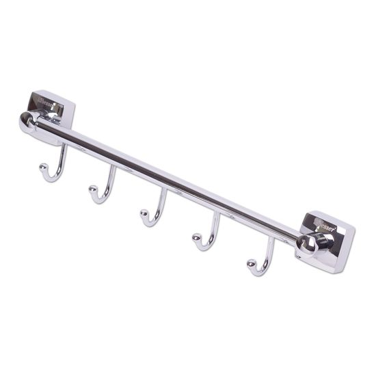 Крючки на планке 5 шт. Besser BS 8822 (35,5х6,5х6,5 см) из нержавеющей хромированной стали