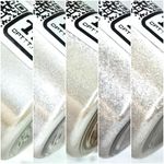 Хайлайтер - шиммер сухой серебряный - набор 5 штук
