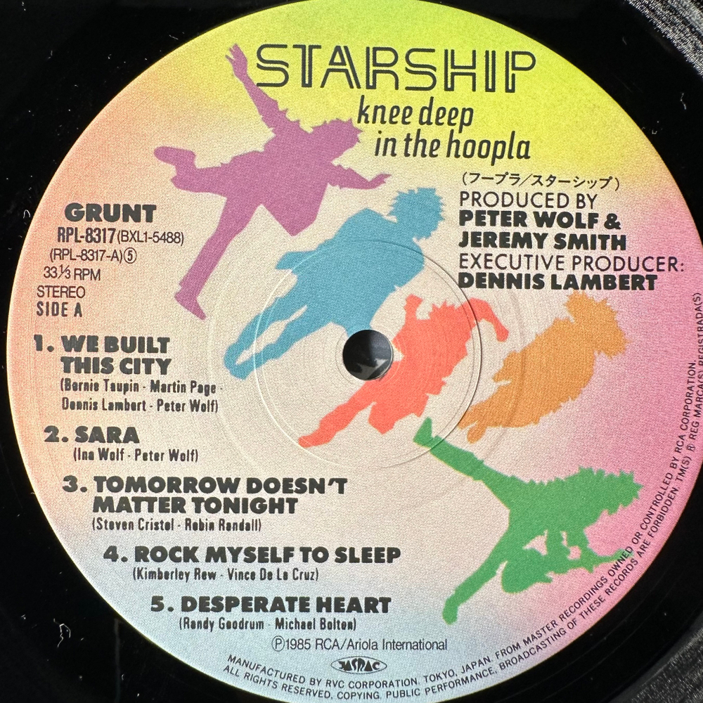 Starship – Knee Deep In The Hoopla (Япония 1985г.)