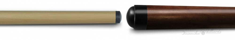 1-6-Пул Кий Звездочка 1 РС, турняк-граб,цвет эбен