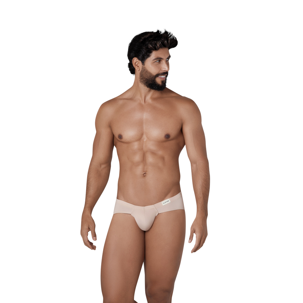 Мужские трусы брифы бежевые Clever Moda TRIBE CLASSIC BRIEF 130802