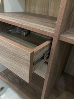 Шкаф витрина малая Ультра белый/белый глянец